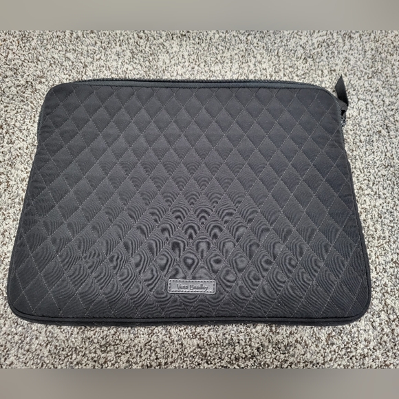 Vera Bradley Accessories - Black Quilted Laptop Sleeve